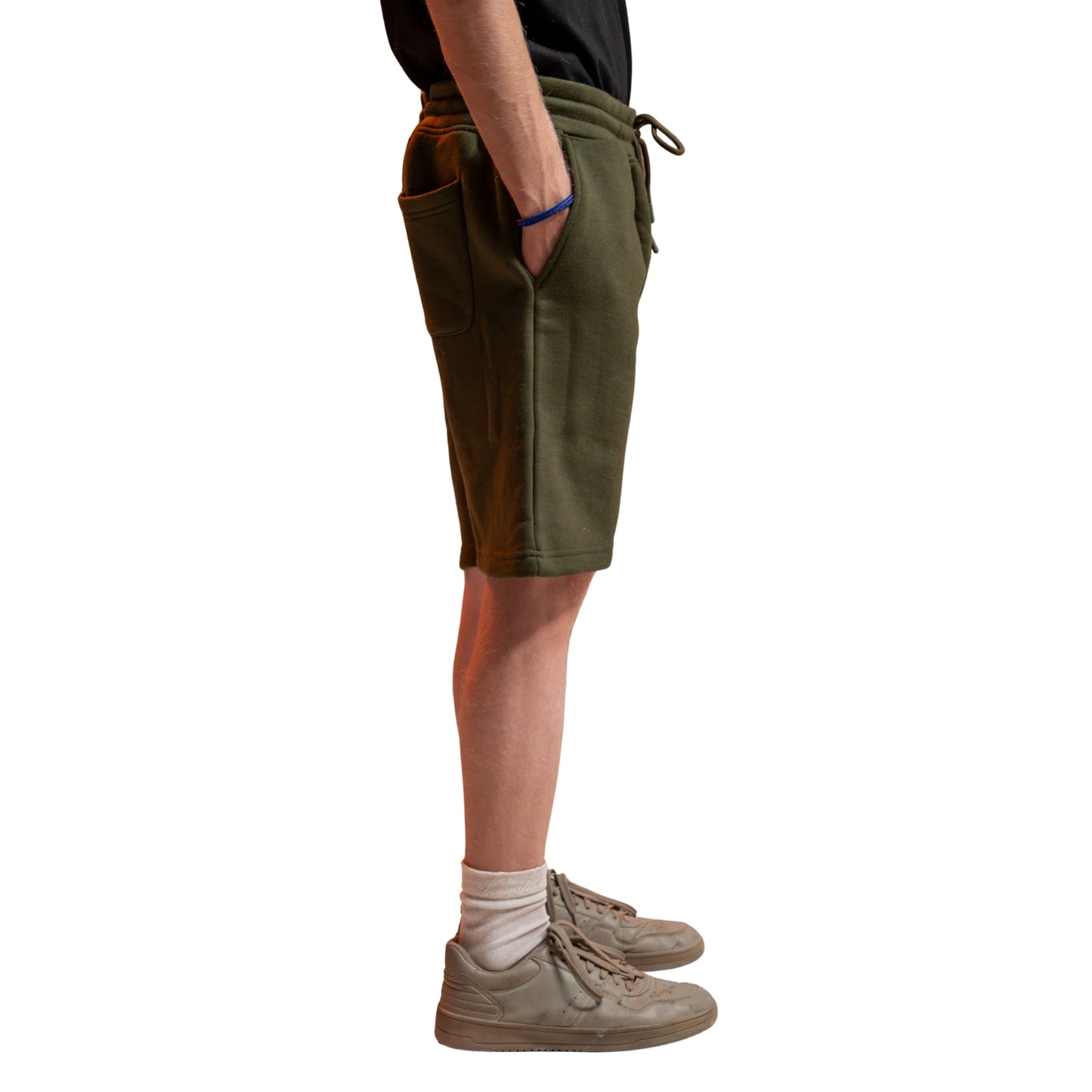 Olive Leisure Shorts for Men