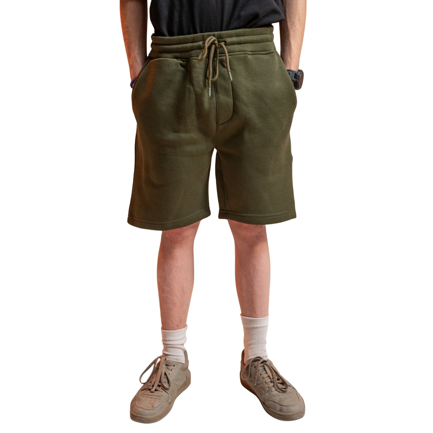Olive Leisure Shorts for Men