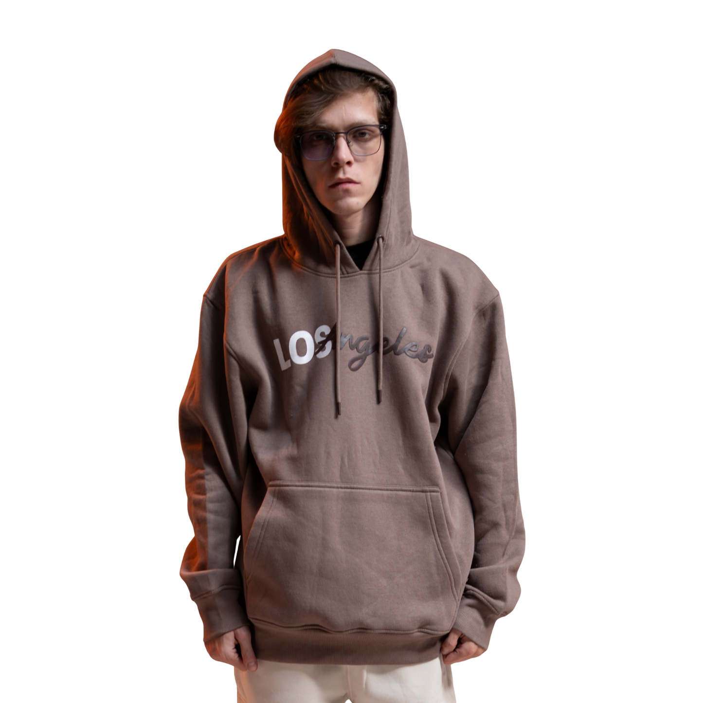 LA Crest Khaki Hoodie