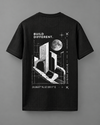 Architectural Blueprint Tee – Onyx Black