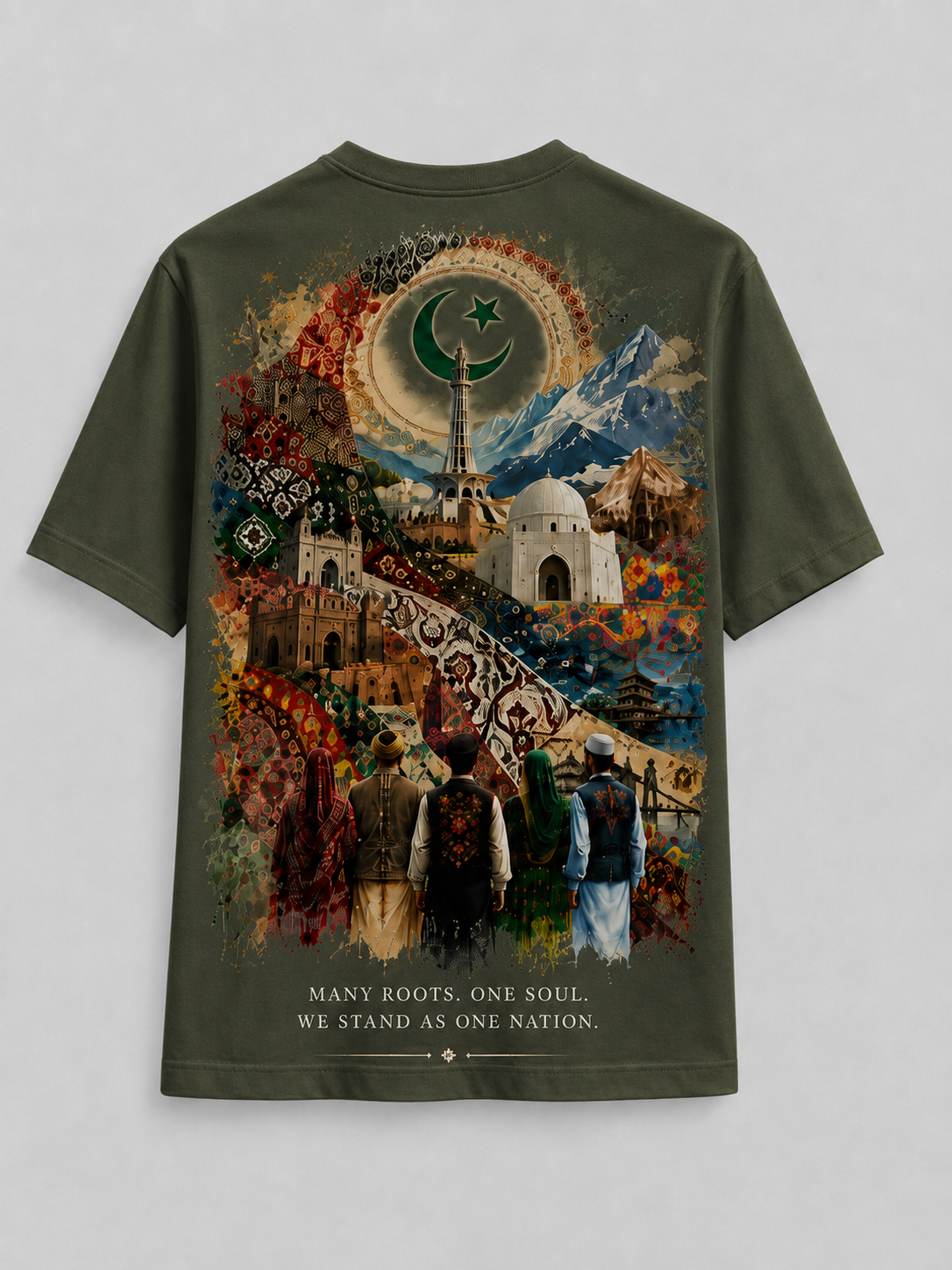 One Nation Tee — Many Roots, One Soul