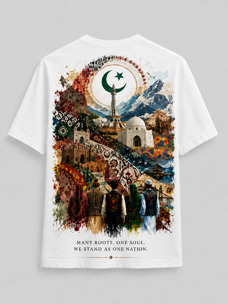One Nation Tee — Many Roots, One Soul