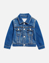 Collar Neck Denim Jacket